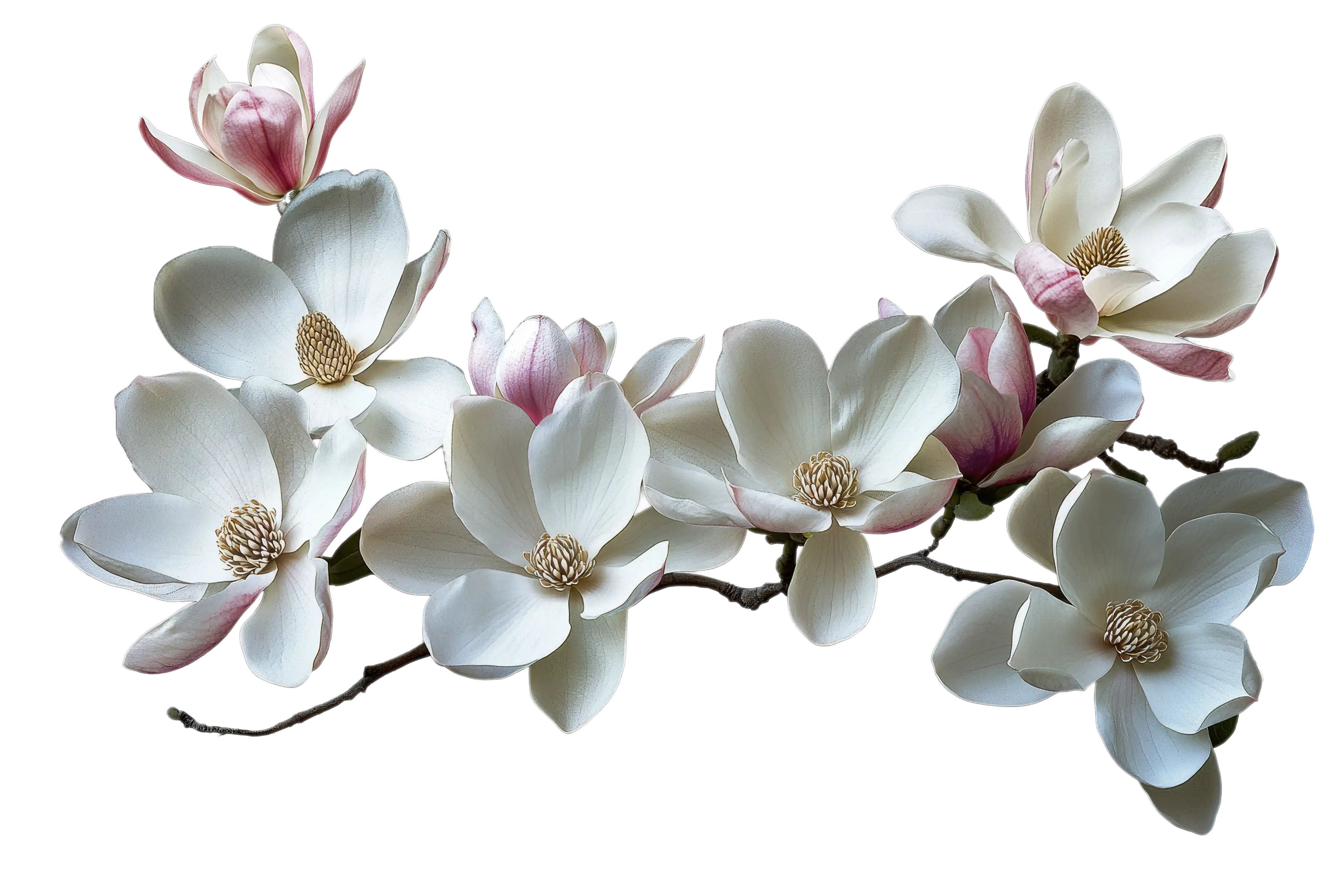 White orchid foreground